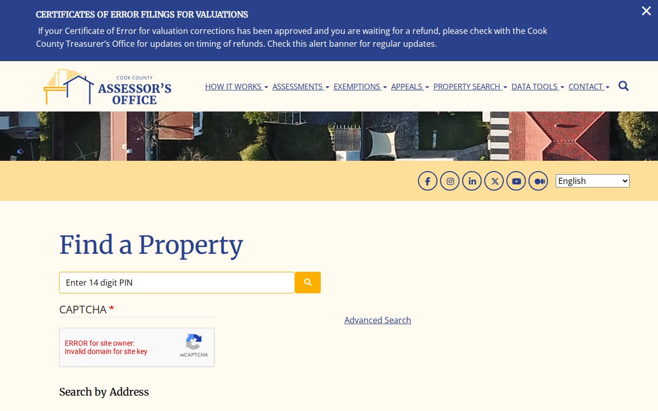 Blue Island residents directory Cook County Assessor address search
