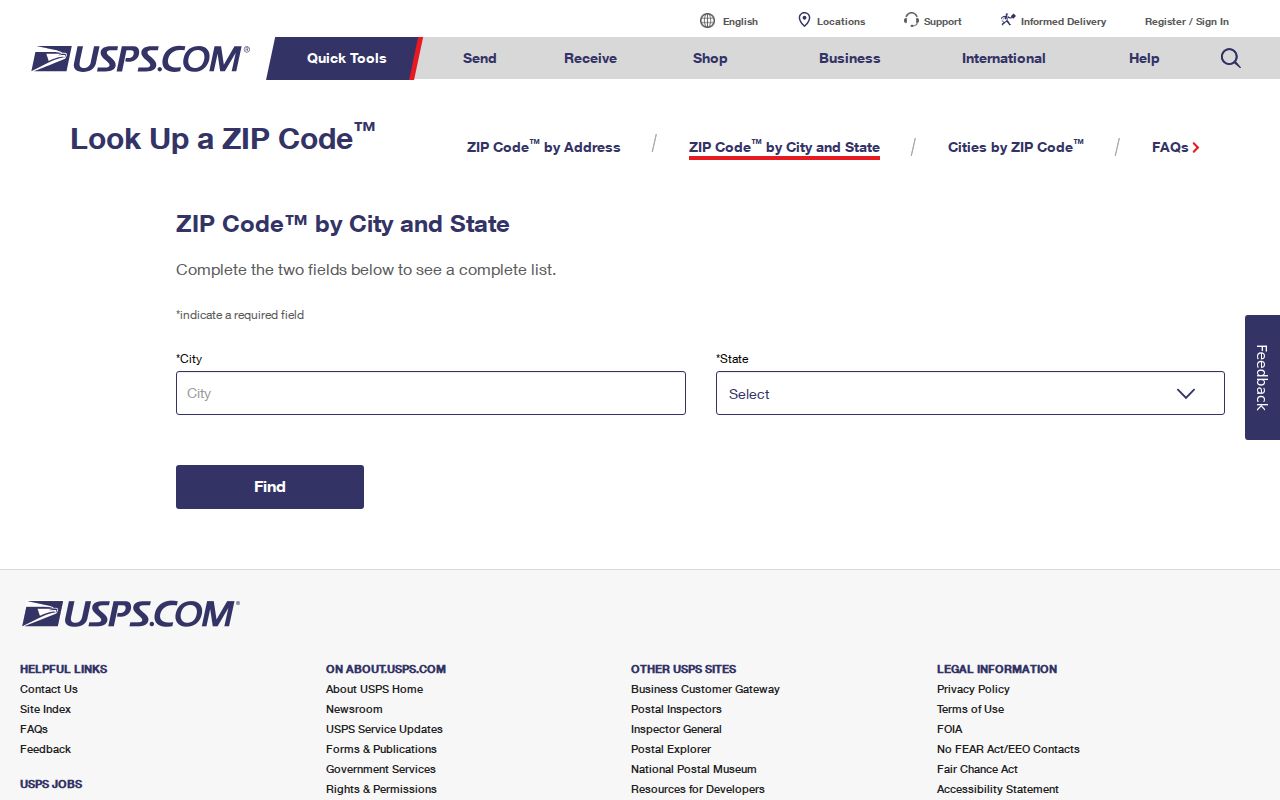 Blue Island ZIP code directory USPS lookup options